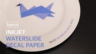 [How To Use] Inkjet Waterslide Decal Paper on Ceramic