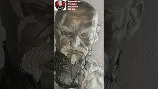 Kratos Ragnarok Barba Modelado Tutorial #escultura #godofwar #godofwarragnarok #kratos #sculpture