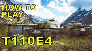 How to Play: T110E4! (World of Tanks Console)