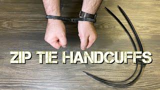 zip tie self locking handcuffs : Best Restraint Option : Self Locking Handcuffs