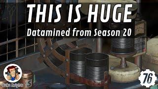 Fallout 76 PTS: This is Huge! Great Datamined Season 20 Reward! (+ Season 20 Rewards List)