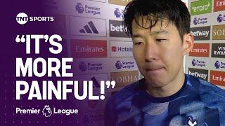 Arsenal 2-1 Tottenham: Son Heung-min left heartbroken after North London Derby defeat 