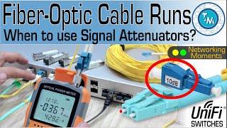 Fiber-Optic signal strength.  When is it necessary to use attenuators? Using an Optical Power Meter