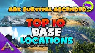 ️ The TOP  BEST Base Locations in Ark Survival Ascended - The Island Edition