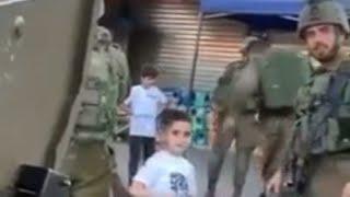 IDF Soldiers Playing Ball With Palestinian Children