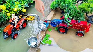 diy tractor mini cultivator machine with mini water pump science Project