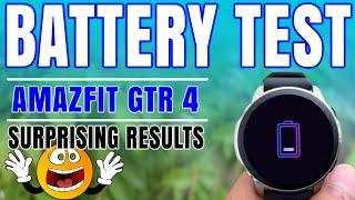 Amazfit GTR 4 Battery Life Test Smartwatch with best battery life?