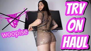 [4K TRY ON HAUL] Transparent Cute Lingerie Get Ready With Me