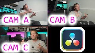 Multicam Masterclass | how to Edit with Multiple camera angles in DaVinci Resolve 18