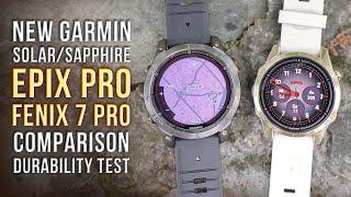 Garmin Epix PRO Gen 2 vs. Fenix 7 PRO / NEW FEATURES REVIEW: Flashlight, Maps and More!