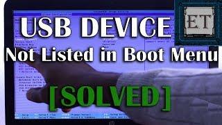 UEFI Boot | How to Boot From USB Flash Drive (USB Device Not Listed in Boot Order : Solved)