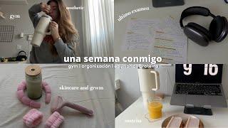 UNA SEMANA CONMIGO + haul shein  | examen de recuperación, proteína, gym, productividad....