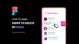 How to Make Swipe To Delete Animation In Figma #Prototyping