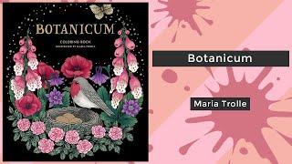 Botanicum - Maria Trolle || Coloring Book Flip