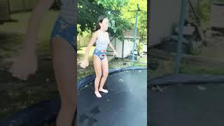 Tricks on the trampoline! ‍️‍️