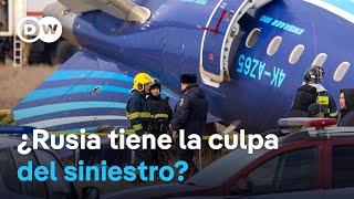 Azerbaiyán acusa a Rusia de intentar ocultar las causas del accidente aéreo