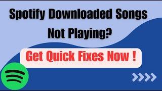 Spotify Downloaded Songs Not Playing? Discover Quick Fixes Now!