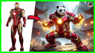 AVENGERS but KUNG FU PANDA  - VENGERS  All Characters (marvel & DC) 2025 