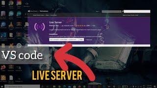 how to  add live server in visual studio code