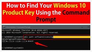 How to Find Your Windows 10 Product Key Using the Command Prompt