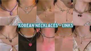 shopee finds affordable korean necklace + links 