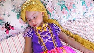 Alice Pretend Princess Rapunzel | Funny Stories by kids smile tv