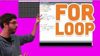 6.3: For Loop - Processing Tutorial