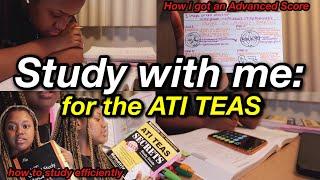 study with me for my nursing school entrance exam| ATI TEAS | how i got an ADVANCED SCORE in 2 weeks