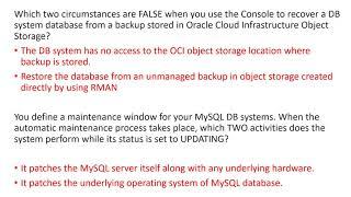 Oracle Cloud Database Services Specialist 2021 1Z0-1093-21