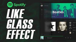 Spotify Like Glass Effect | CSS Tutorial | Daft Creation