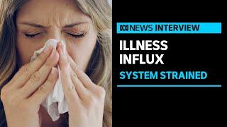 Influx of COVID, flu and RSV puts strain on the health system | ABC News