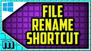 How To Rename A File Using Keyboard Shortcut On Windows 11 2022 (EASY) Shortcut key for rename file