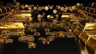 GOLD COINS & GOLD BARS :: Wealth Visualization, Manifestation, Abundance HD