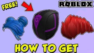 [FREE ITEMS] HOW TO GET CYBER RIDER HELMET, RED PUNK MOHAWK & BLUE SPACE BUNS IN ROBLOX - EVENT