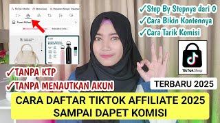 TUTORIAL DAFTAR TIKTOK AFFILIATE PROGRAM TERLENGKAP 2025️TANPA KTP #tiktokaffiliate