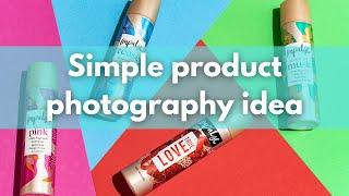 Simple quick product photography idea BTS #productphotographer #behindthescenes #productphotography