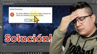 Los discos de memoria virtual están llenos Photoshop, Solución! 2024,  memoria virtual photoshop