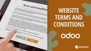 How to add website terms and conditions in odoo | Odoo Terms and Conditions | Odoo Sale Terms