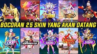 BOCORAN 25 SKIN BARU MOBILE LEGENDS YANG AKAN DATANG 2024 - 2025 SKIN LEGEND FANNY SKIN ASPIRANT ML