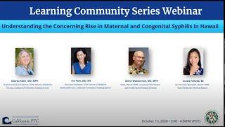 STD Expert Hour - Understanding the Concerning Rise in Maternal and Congenital Syphilis in Hawaii