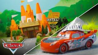 How the Brave ﻿Lightning McQueen Saves Princess Sally! | Pixar Cars