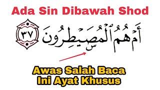 Awas, Ada Sin Kecil Dibawah Huruf Shod, Ini Cara Baca Surat at-Thur Ayat 37