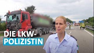 Die LKW-Polizistin der Autobahnpolizei - Unfälle, Gaffer und rollende Zeitbomben | SWR Mensch Leute