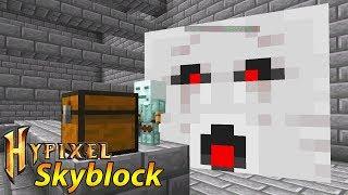 Anlage für Ghast Minions! Bleiben sie drin? - Minecraft Hypixel Skyblock #68