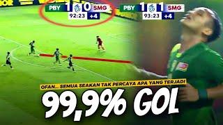 4 vs 1 Lebih Pilih Shoot Dibanding Assist ke Temen Moment Gagal & Kesedihan Ofan di Laga Lawan PSIS