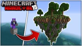 I Build a GIANT Floating Island in Minecraft Hardcore (#15)