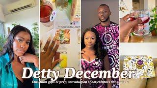 DETTY DECEMBER #2 | OUR INTRODUCTION + Christmas prep & shopping + unboxing gifts + creators hangout