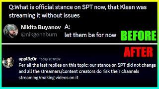Changing Stance of Nikita Tarkov on SPT