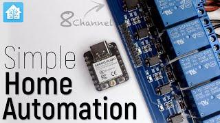 SIMPLEST!! DIY 8 Channel Home Automation using Home Assistant | ESP32 Projects