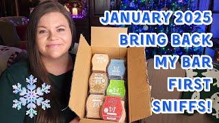 January 2025 Bring Back My Bar First Sniffs! #scentsy #fragrance #waxcommunity #waxmelts #wax #scent